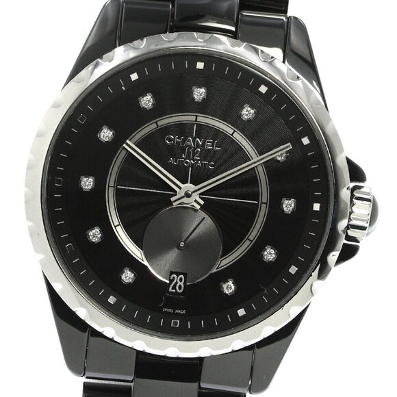 CHANEL J12 H4344 11P diamond black Dial Automatic Boy's Watch_783543 - Picture 2 of 7